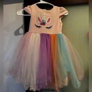 Unicorn dress, great condition, only worn 2-3x